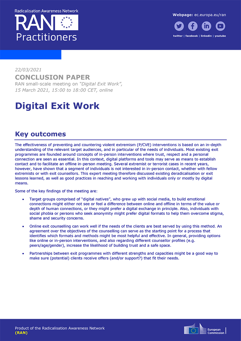 Okładka materiału RAN poświęconego cyfrowej pracy wyjściowej. Źródło: RAN — Digital Exit Work.